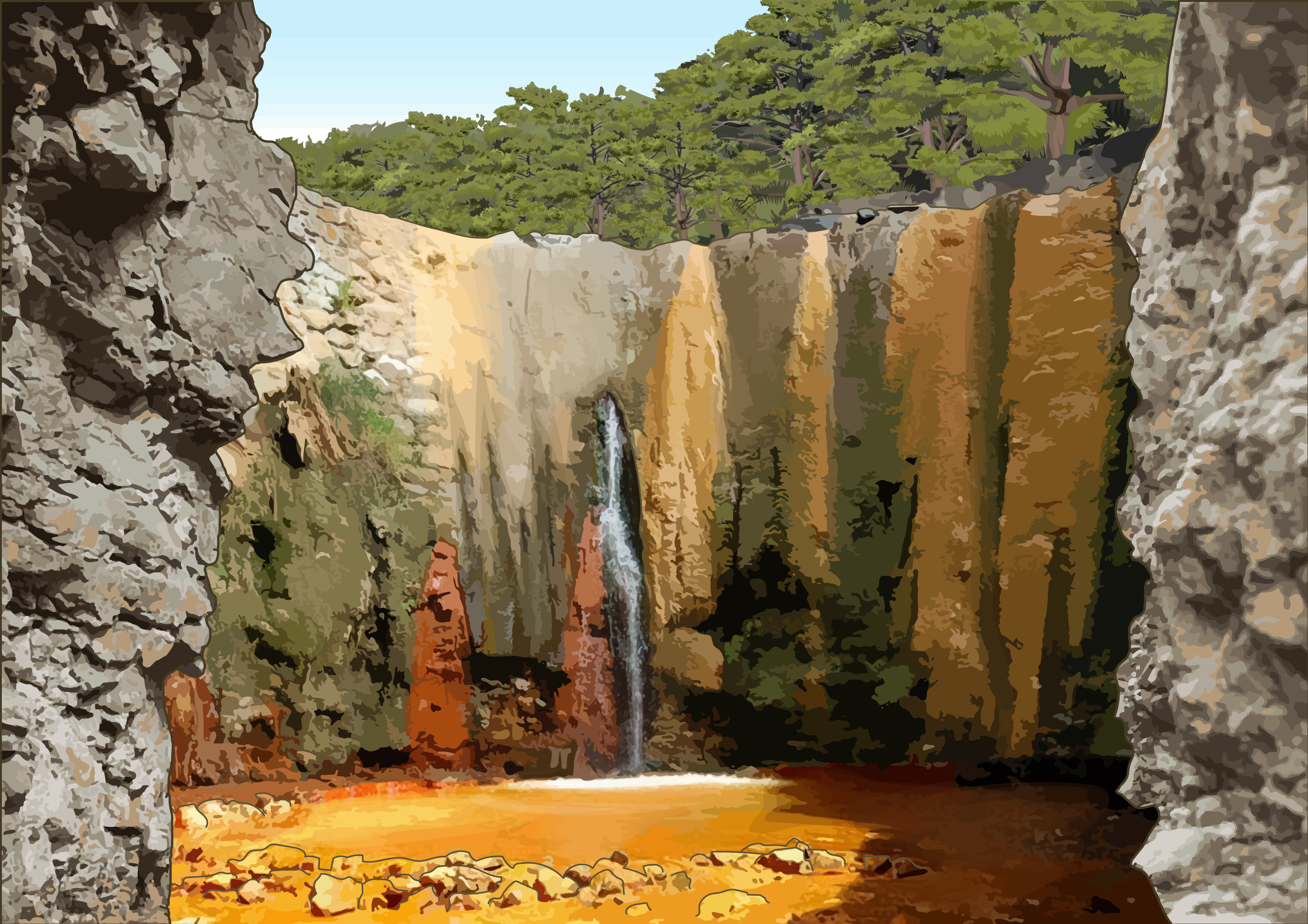 barrancos-de-canarias-cascada-de-colores